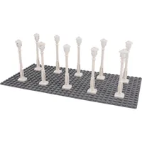 LEGO LEGO® Straßenlaternen Laternenpfahl Weiß - 11062 NEU! Menge