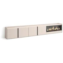SKRAUT HOME Lowboard 315x50 cm Beige Holzwerkstoff