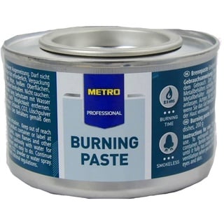 Metro 10x 200g Brennpaste 3 Stunden Brenngel Qualitätsprodukt für Speisenwärmer Chafingdish Gastrobedarf