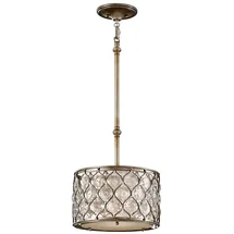 Elstead Lighting Pendellampe 1 rund silber