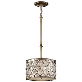Elstead Lighting Pendellampe 1 rund silber