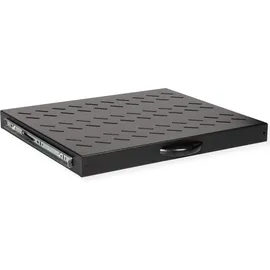 Roline 19-Zoll Fachboden 1 HE, ausziehbar 350 T 25 kg schwarz