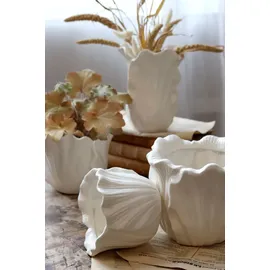 Chic Antique Fayence Ø 18 x 16 cm Creme
