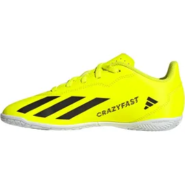 adidas X Crazyfast, Club IN Hallen-Fußballschuhe Kinder Fussball-Hallenschuhe tesoye/cblack/ftwwht 37 1⁄3