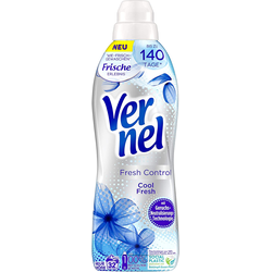 Vernel Fresh Control Cool Fresh Weichspüler 32 Waschladungen Waschmittel Waschen