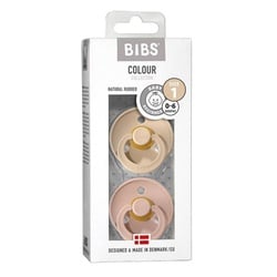 BIBS Schnuller Colour 2er Pack Blush+Vanilla 0-6m