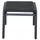 Siena Garden Bologna Hocker 53 x 52,5 x 44 cm grau