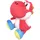 NBG Nintendo Yoshi 17 cm Rot/Weiß