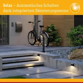 Paulmann Wegeleuchte Kunststoff 14,2 cm inkl. 1x0,05 W IP44 anthrazit