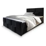 masseno Mona 160 x 200 cm H2 Schwarz