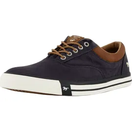 Mustang Sneaker Herren Schwarz/Braun/Weiß 45