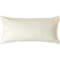 Homescapes Kissenbezug Perkal 50 x 90 cm Creme