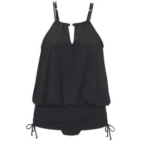 LASCANA Badekleid Damen schwarz Gr.38 Cup C/D
