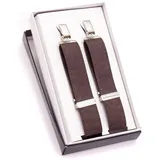 LK Trend & Style Hosenträger Verstellbare Korkriemen Herren (großartiges Accessoires für Herren und Damen) Kork ist ein sehr geschmeidiges Material braun