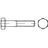 Industrial Quality Supplies Sechskantschraube ISO 4014 M16 x 80 10,9 25 Stück