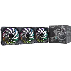 SEASONIC MagFlow 1225 PWM ARGB, LED-Steuerung,120mm,3er-Pack