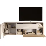 INOSIGN Lowboard »Monaco Breite 181 cm, TV-Board mit 1 Tür, 1 Klappe u. 1 Schubkasten«, Fernsehtisch, TV-Schrank, Soft/Self Closing