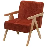 Möbel Kraft Sessel Satarem 64 x 80 x 60 cm Rot
