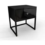 lookway Nachtschrank BLANCO Loft 45 x 53 x 37 cm Schwarz