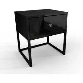 lookway Nachtschrank BLANCO Loft 45 x 53 x 37 cm Schwarz