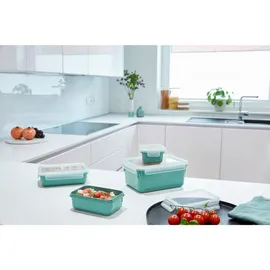 Emsa Clip & Close rechteckig petrol 2,2 l