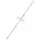 Elli Kreuz Horizontal Schlicht 925 Silber 19 cm