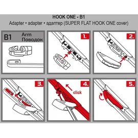 Alca alca® Scheibenwischer passend für MAZDA CX-3 (02.2015 - 06.2022) SUPER FLAT Flachbalkenwischer