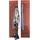 Vladon Garderobenpaneel Vladon 120 x 28 x 2 cm Bordeaux Hochglanz