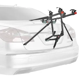 Allen Sports Luxe Fahrradträger für 2 Fahrräder zur Montage am Kofferraum, Modell 102DN-R, Schwarz