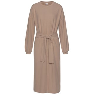 LASCANA Strickkleid Damen taupe Gr.40/42