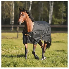 Bucas Outdoordecke Irish Turnout 100g 125 cm Schwarz/Gold