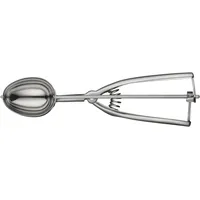 Silit Eisportionierer oval Edelstahl weiß