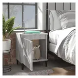 vidaXL Nachtschrank 40 x 30 x 50 cm Grau