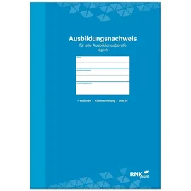 RNK Formularbuch Ausbildungsnachweis DIN A4 blau
