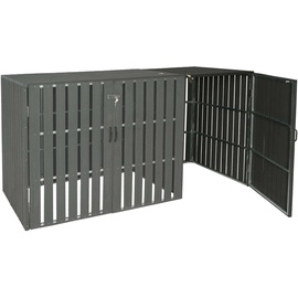 MCW Mülltonnenbox Erweiterung J28 Anthrazit 115x66x76cm