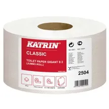 Katrin Jumbo-Toilettenpapier Gigant S2 2-lagig Recyclingpapier, 12 Rollen