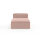 OTTO home Chaiselongue HAILY Polyester 100 x 72 x 130 cm rot