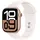 Apple Watch Series 10 GPS 42 mm Aluminiumgehäuse roségold Sportarmband blassrosa S/M