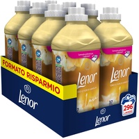 Lenor Il Luxury Gold and Vanilla Blossom Fabric Softener for Long Lasting Freshness and Softness, 37 Washes, 925ml (8er Pack)