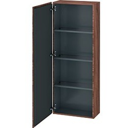 Duravit L-Cube Halbhochschrank LC1169L7979 50x24,3x132cm, Tür links, nussbaum natur