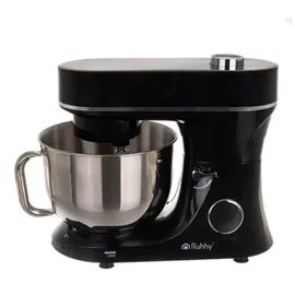 ruhhy 25726 Küchenmaschine 6,2 l, 2000 W, mit Heizfunktion, schwarz