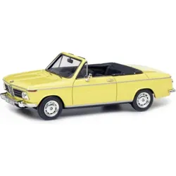 SCHUCO 450908500 1:43 BMW 2002 Cabrio 2/2 (Baur), gelb