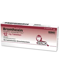 Bromhexin Hermes Arzneimittel 12mg 20 St
