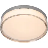 LUCIDE Lucide, Wandleuchte - Deckenleuchte, PLANO LED Deckenleuchte 11W dimmbar IP44 Steuerbare Lichtfarbe Modern Opal 78151/12/61 (640 lm)