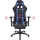 vidaXL Neigbarer Racing-Bürostuhl mit Fußstütze Blau Gaming