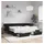 vidaXL Tagesbett 90 x 200 cm Schwarz