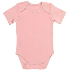 Schlummersack Bio Baby-Bodys kurzarm 5er-Pack in Rosa-Weiß | Gr.: 86