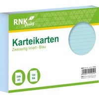 RNK Rnk, Karteikarten, Karteikarten liniert, A5, (A5)