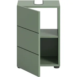 WELLTIME Waschbeckenunterschrank BIEL 38 x 56 cm Grün/Schwarz