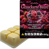 WonderWax Duftwachs Wax Melts für Duftlampe, 6 Würfel Duftmelt Wachsmelt Sojawachs Duftwachs Würfel für Raumdüfte, Wachs Duftöl Winter Indoor Schmelzen für Aromalampe Gezuckerte Beeren